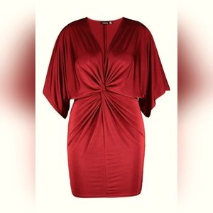 NWT Red Twist Front Mini